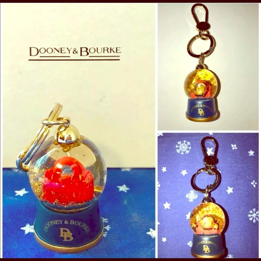 ISO, Dooney snow globe bag charm